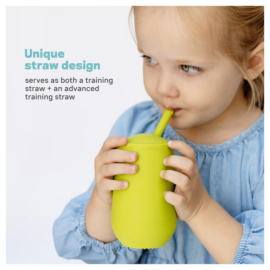 ezpz Happy Cup & Straw System (Blush)