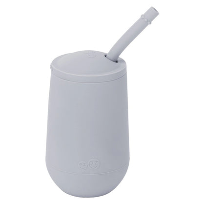 ezpz Happy Cup & Straw System (Pewter)
