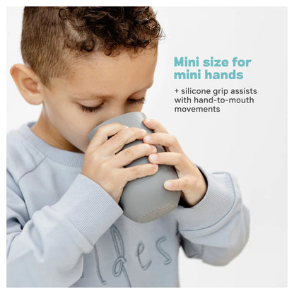 ezpz Happy Cup & Straw System (Pewter)