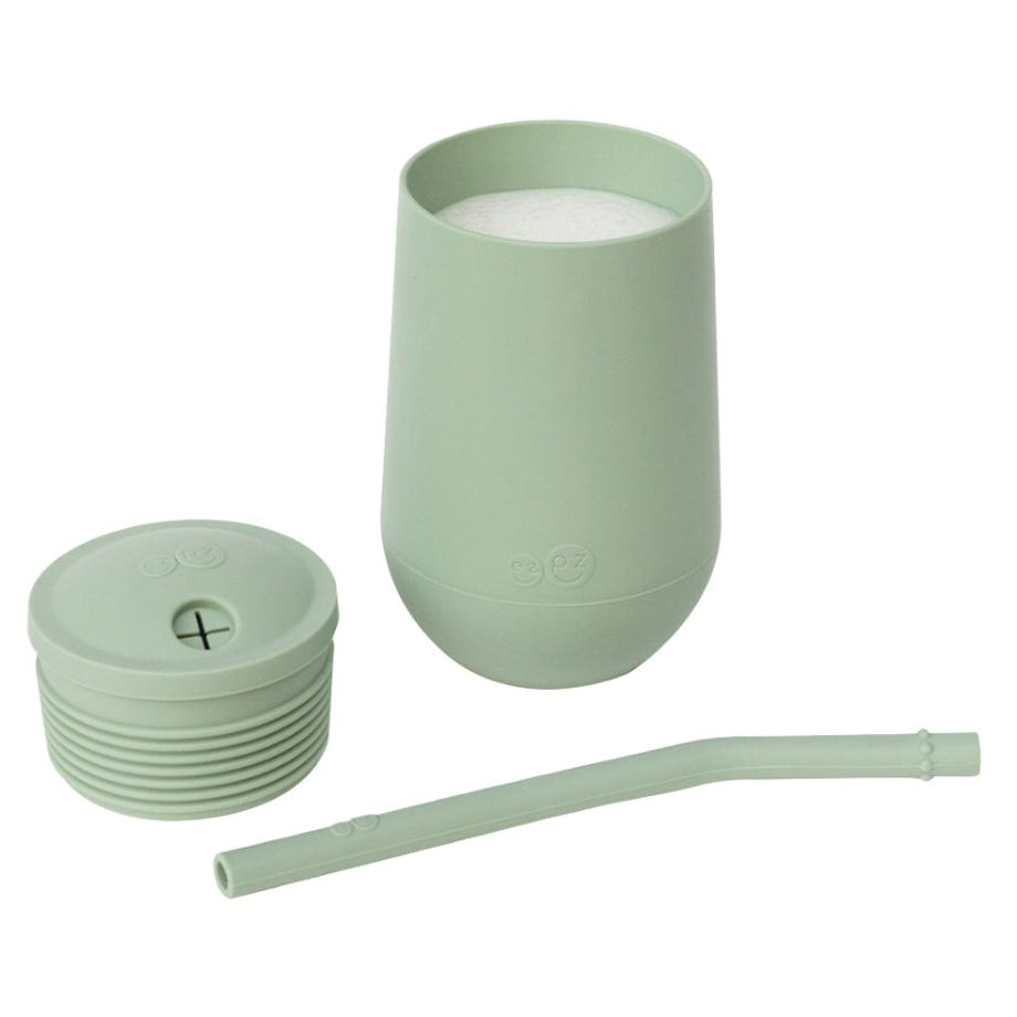 ezpz Happy Cup & Straw System (Sage)