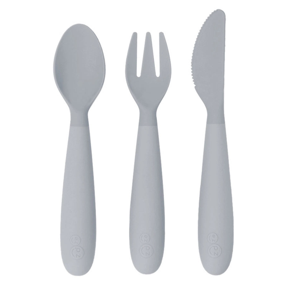 Ezpz Happy Utensils Pewter