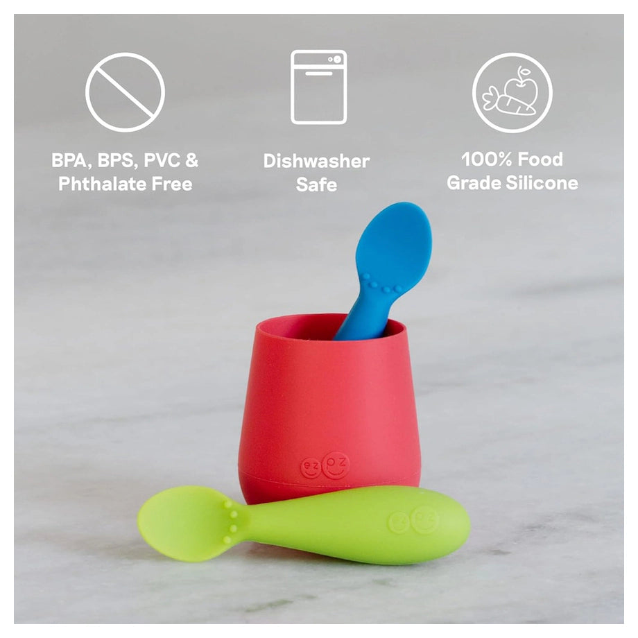 ezpz Tiny Spoon 2-Pack (Blush)