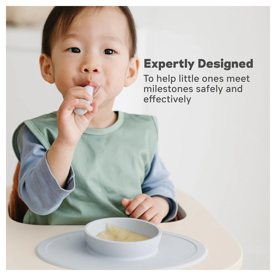 ezpz Tiny Spoon 2-Pack (Pewter)