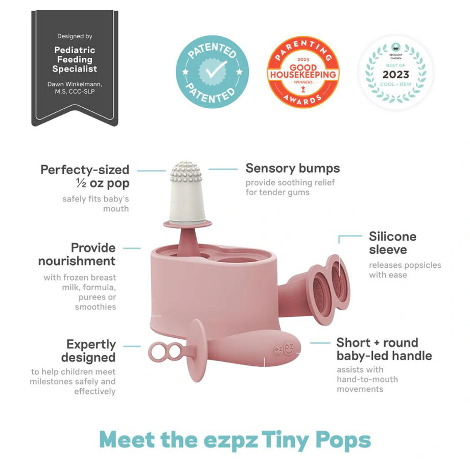 ezpz Tiny Pops Popsicle (Blush)