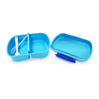 Eazy Kids Set of 2 Lunch Box & Water Bottle (Buddies Blue)