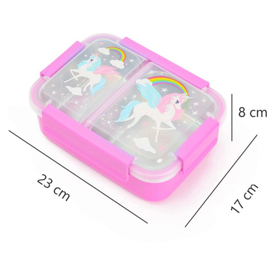 Eazy Kids Steel Bento Insulated Lunch Box (Pink)
