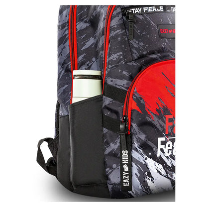 Eazy Kids 20" School Bag w/Laptop Compartment (Fast & Fearless Black)