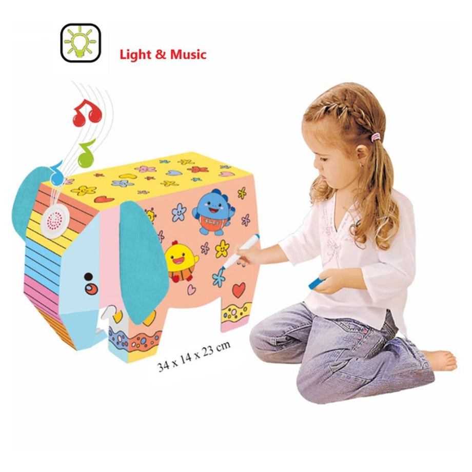 Eazy Kids DIY Doodle Coloring Elephant