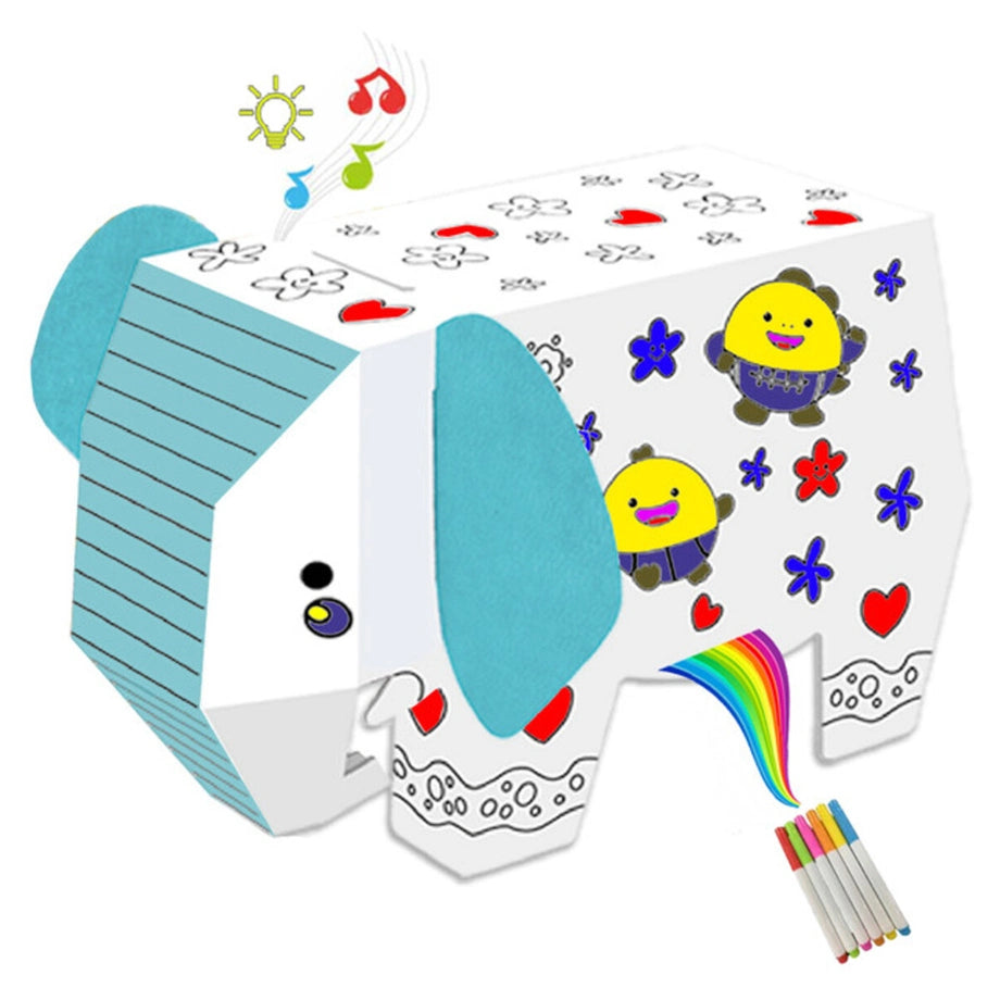 Eazy Kids DIY Doodle Coloring Elephant