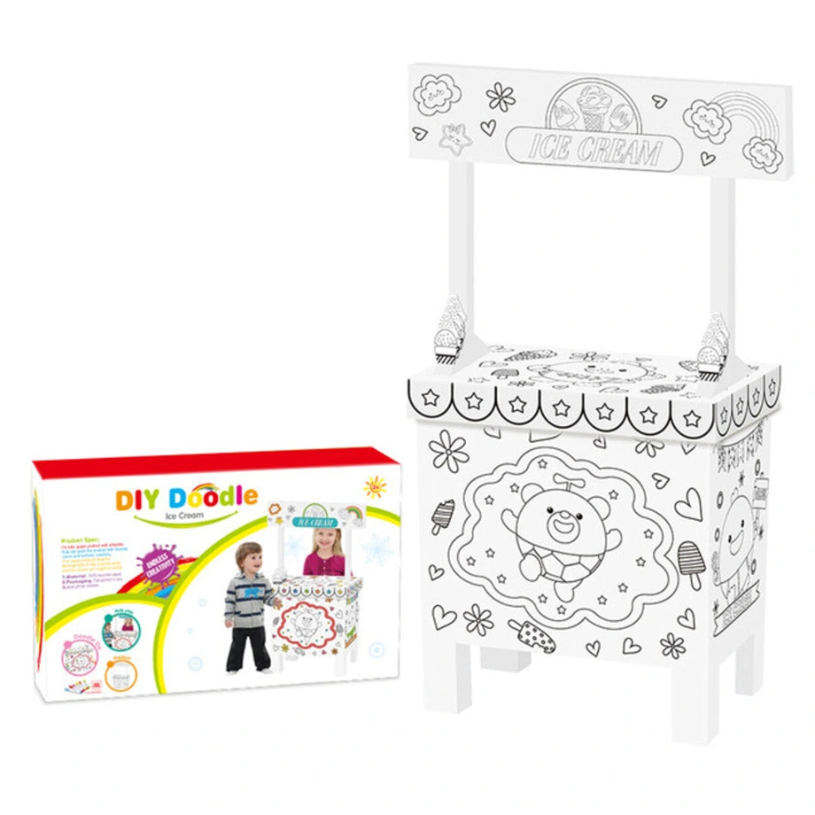 Eazy Kids Doodle Art and Craft Coloring Ice Cream Shop