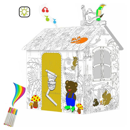 Eazy Kids DIY Doodle Painting Jungle House