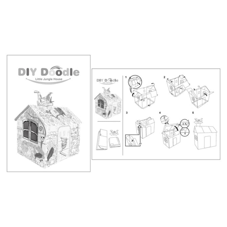 Eazy Kids DIY Doodle Painting Jungle House