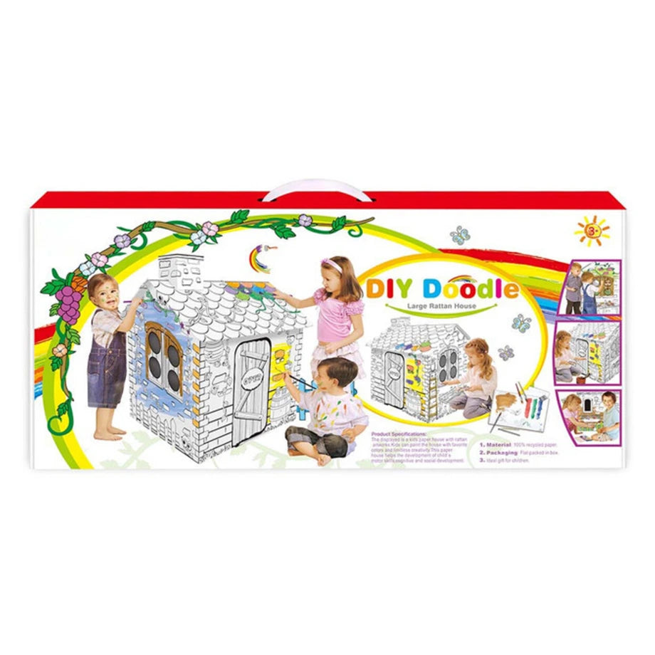 Eazy Kids Doodle Painting Rattan House