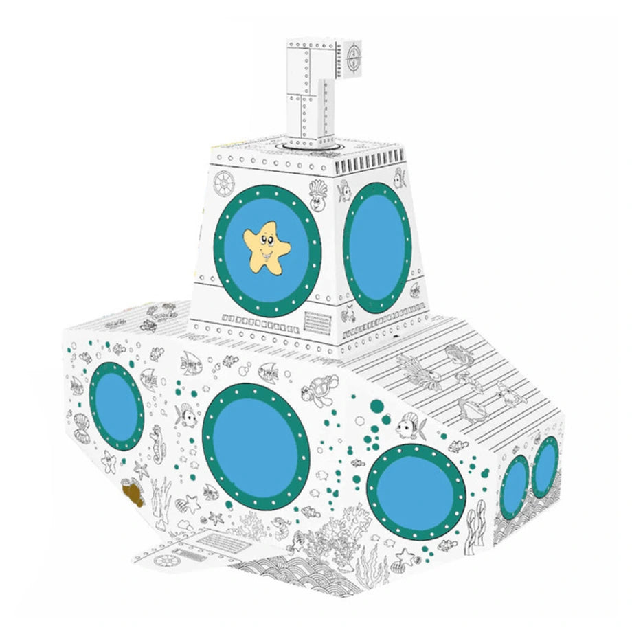 Eazy Kids DIY Doodle Coloring Submarine
