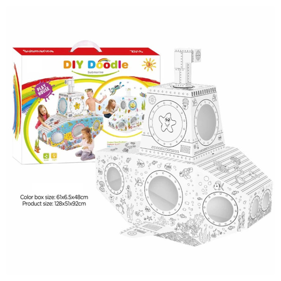 Eazy Kids DIY Doodle Coloring Submarine