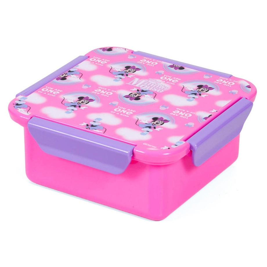 Disney Minnie Mouse Snack/Lunch Box (Pink) (650ml)