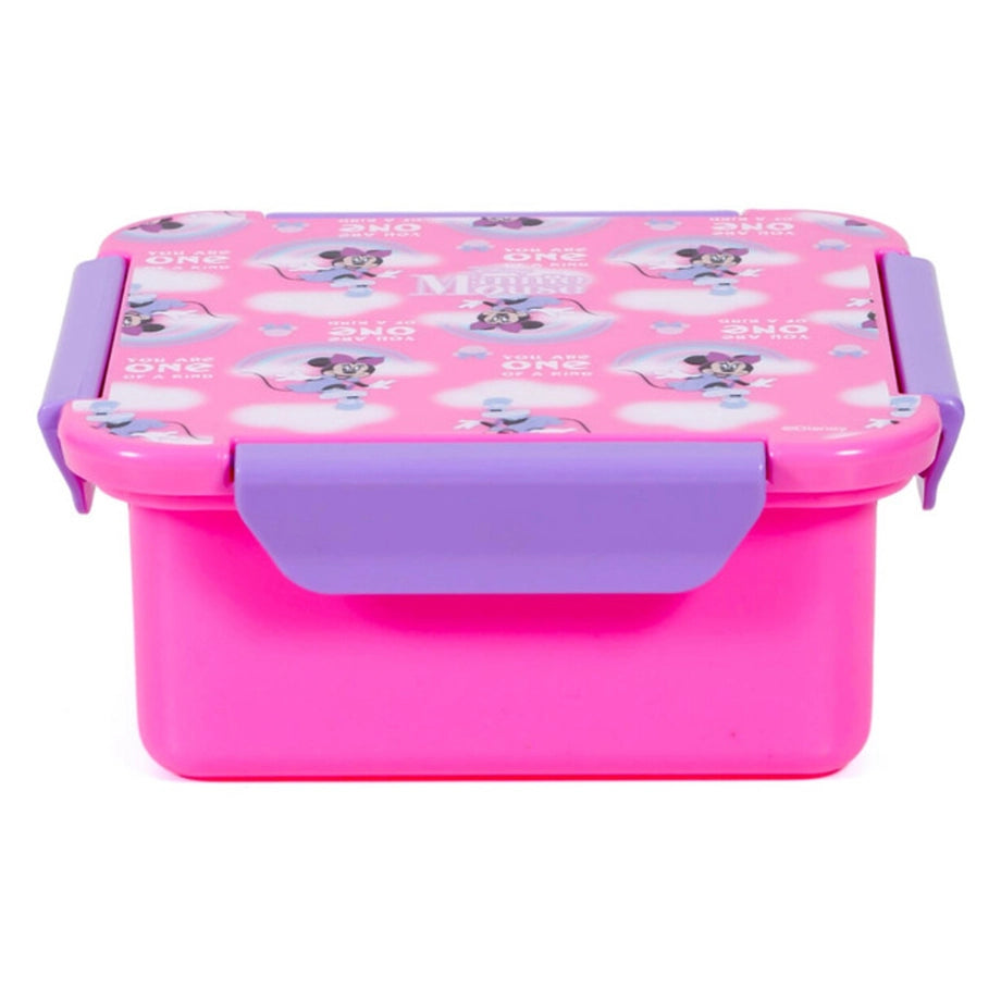 Disney Minnie Mouse Snack/Lunch Box (Pink) (650ml)