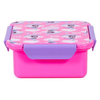 Disney Minnie Mouse Snack/Lunch Box (Pink) (650ml)