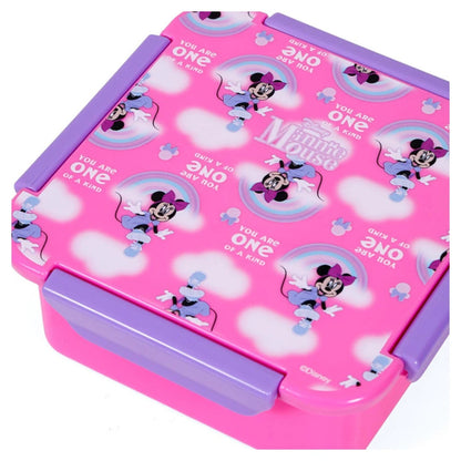 Disney Minnie Mouse Snack/Lunch Box (Pink) (650ml)