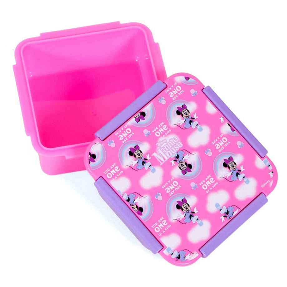 Disney Minnie Mouse Snack/Lunch Box (Pink) (650ml)