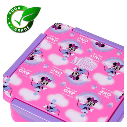 Disney Minnie Mouse Snack/Lunch Box (Pink) (650ml)