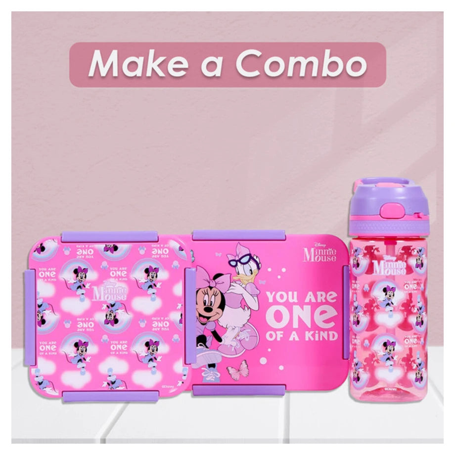 Disney Minnie Mouse Snack/Lunch Box (Pink) (650ml)