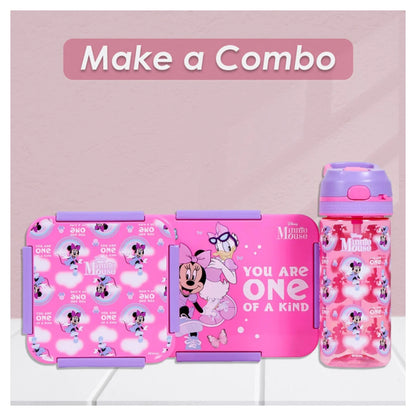 Disney Minnie Mouse Snack/Lunch Box (Pink) (650ml)