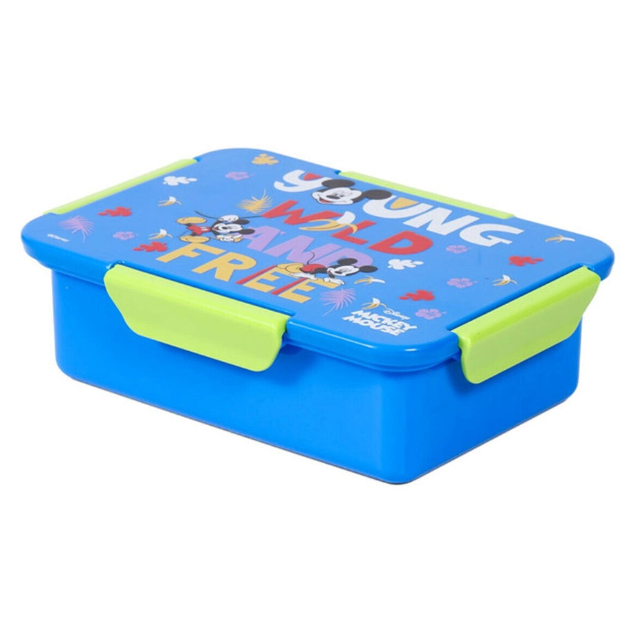 Disney Mickey & Friends 1/2/3/4 Compartment Convertible Bento Lunch Box (Blue)