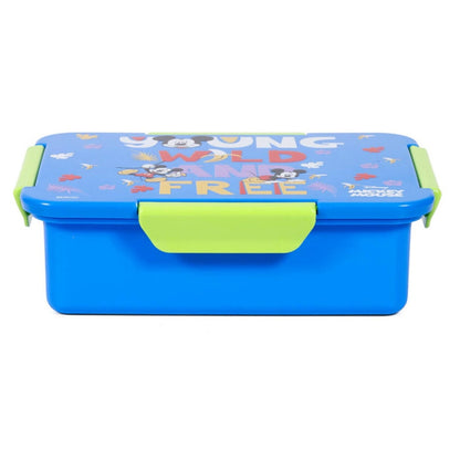 Disney Mickey & Friends 1/2/3/4 Compartment Convertible Bento Lunch Box (Blue)