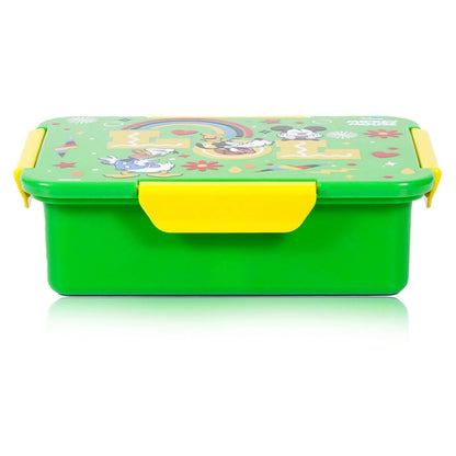 Disney LOL Mickey Mouse 1/2/3/4 Compartment Convertible Bento Lunch Box (Green)