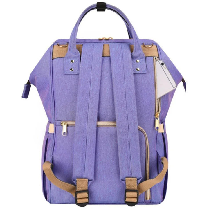 Sunveno Diaper Bag (Blue, Purple)