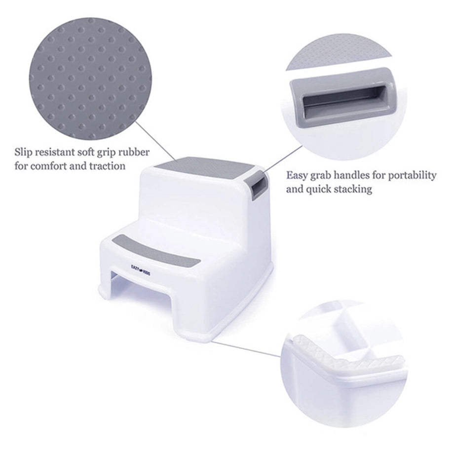 Eazy Kids Step Stool (Grey)