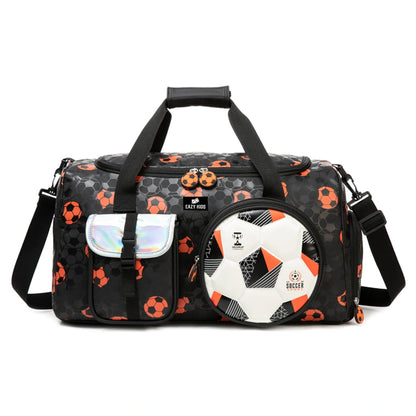 Eazy Kids Duffle Bag Football 30L (Black)