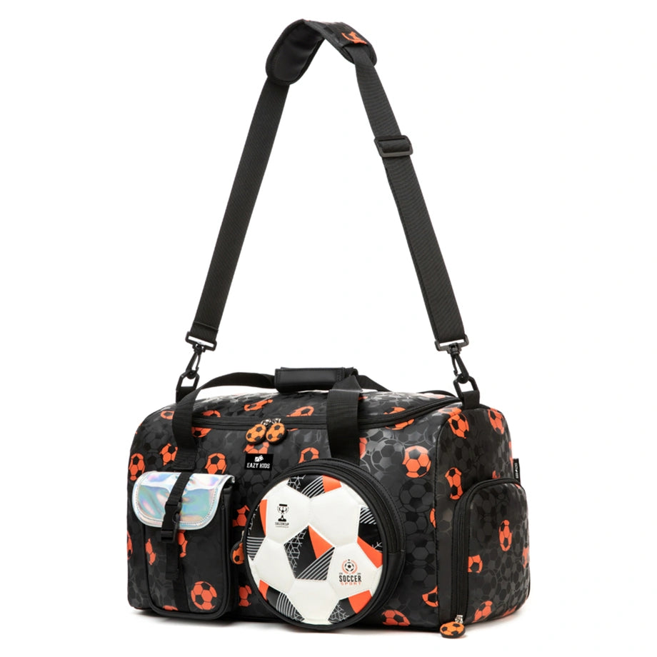 Eazy Kids Duffle Bag Football 30L (Black)