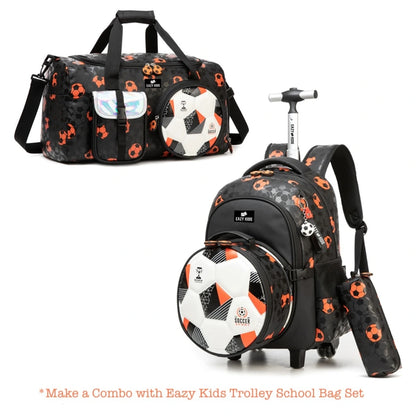 Eazy Kids Duffle Bag Football 30L (Black)