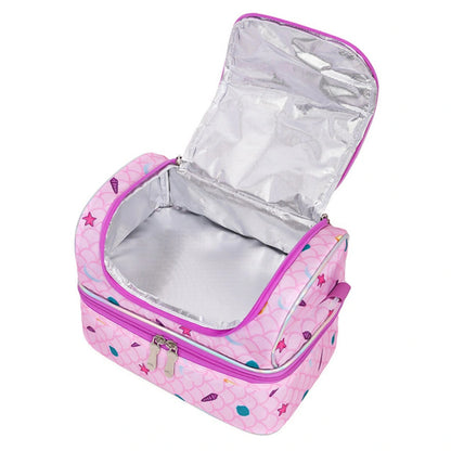Eazy Kids Dual Compartment Lunch Bag Mermaid (Purple)