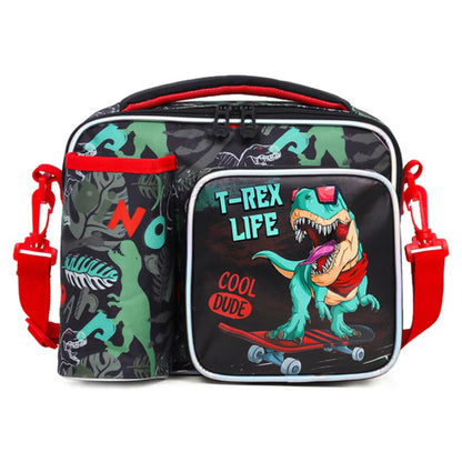 Eazy Kids Bottle/Lunch Bag Dinosaur (Green)