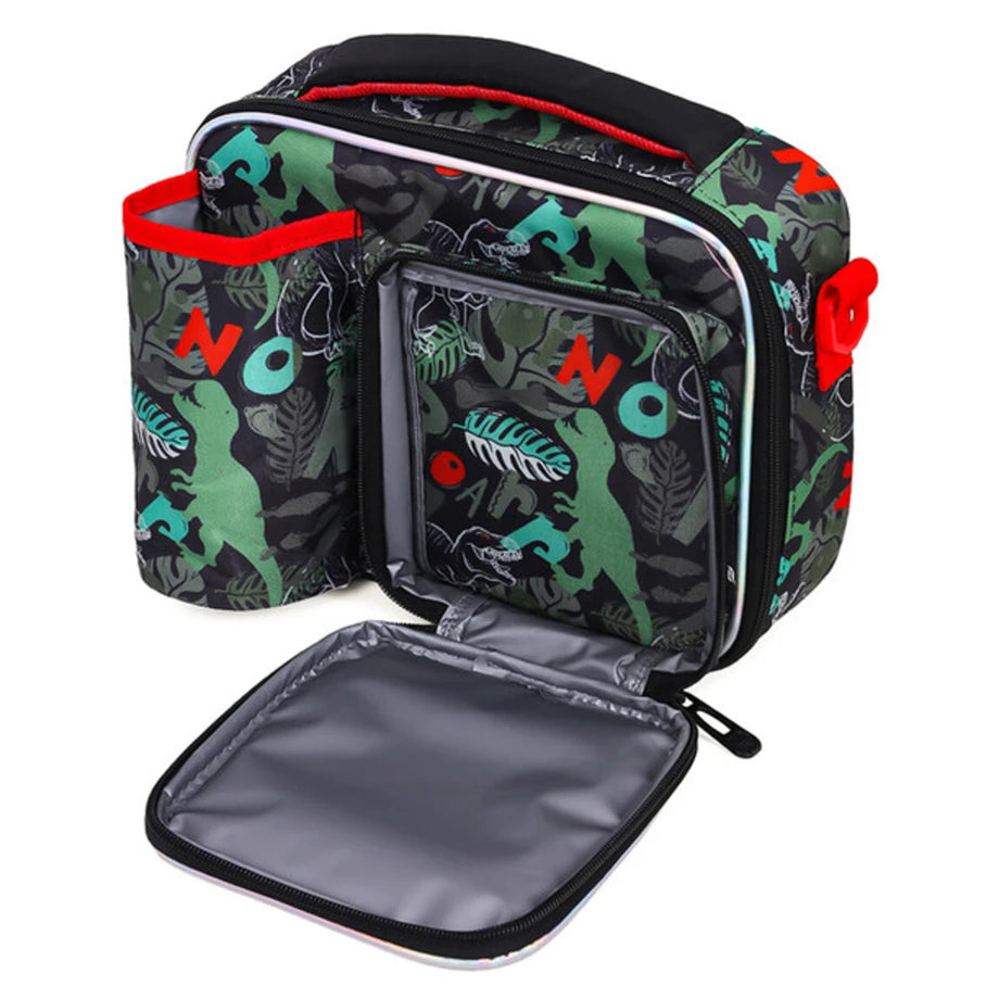 Eazy Kids Bottle/Lunch Bag Dinosaur (Green)