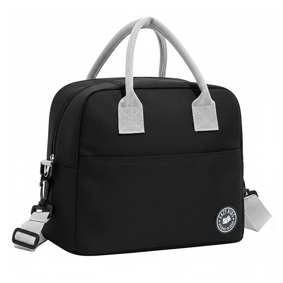 Eazy Kids Insulated Lunch Bag (Black)