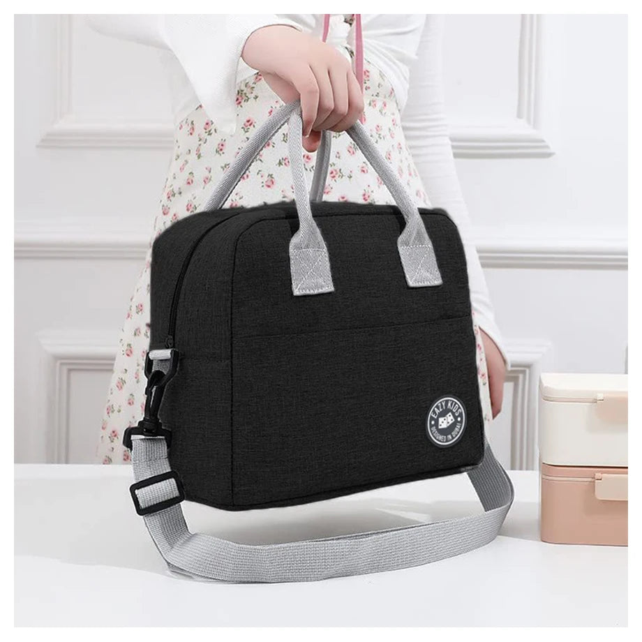 Eazy Kids Insulated Lunch Bag (Black)