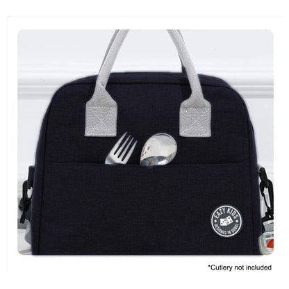 Eazy Kids Insulated Lunch Bag (Black)