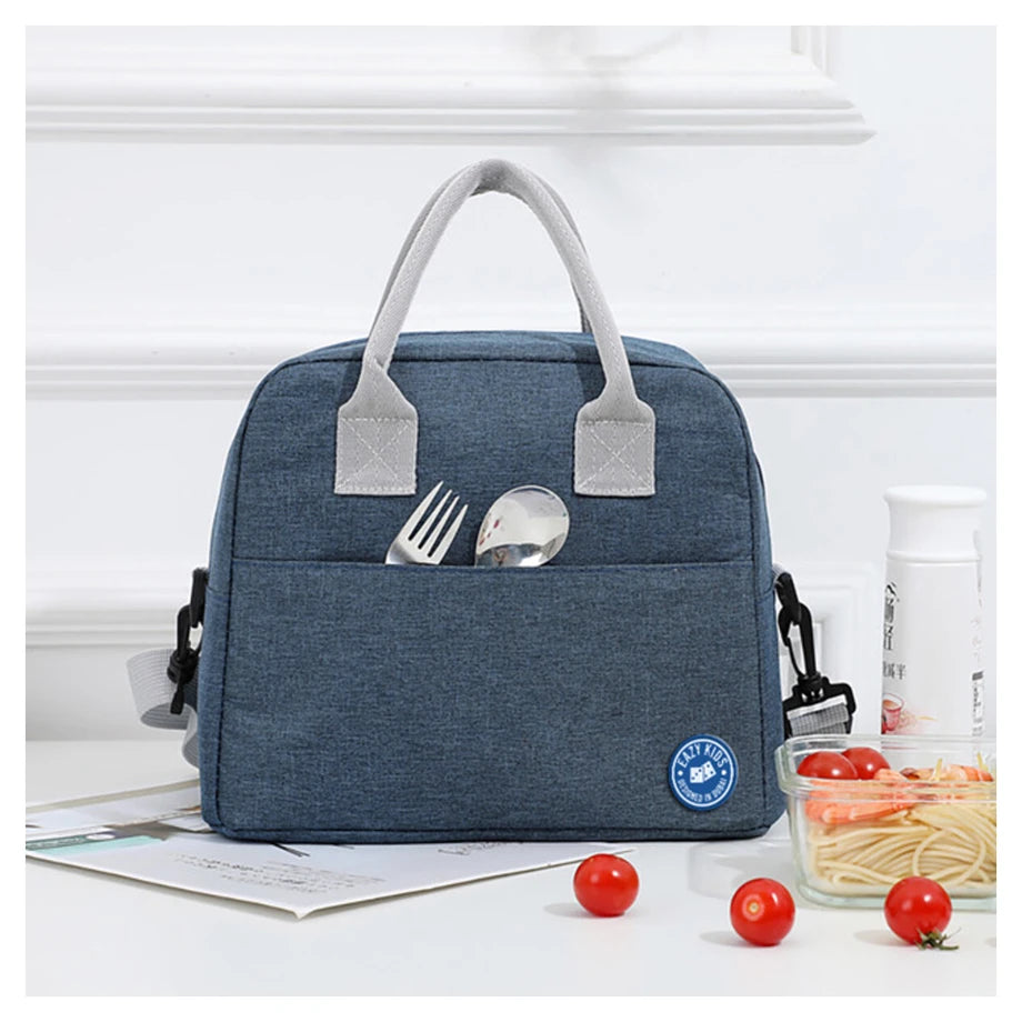 Eazy Kids Insulated Lunch Bag (Blue)