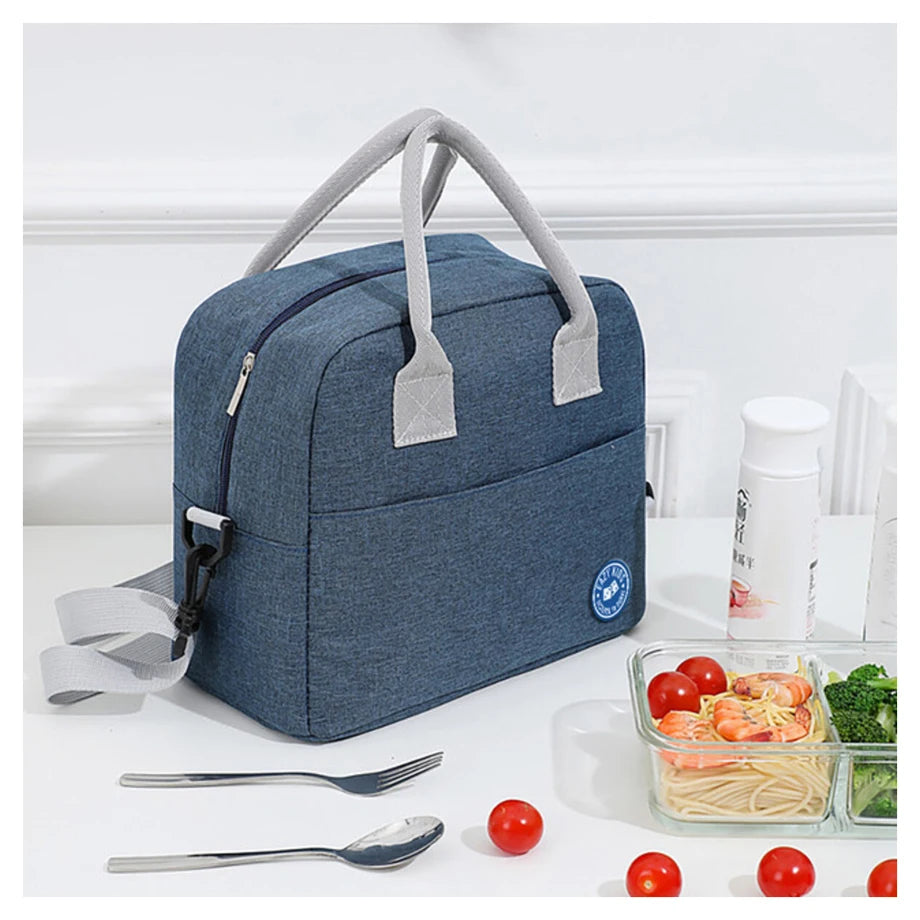 Eazy Kids Insulated Lunch Bag (Blue)