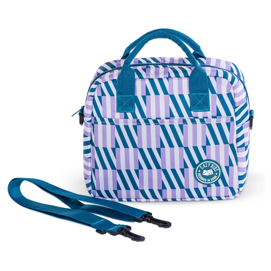 Eazy Kids Stripes Lunch Bag (Blue)