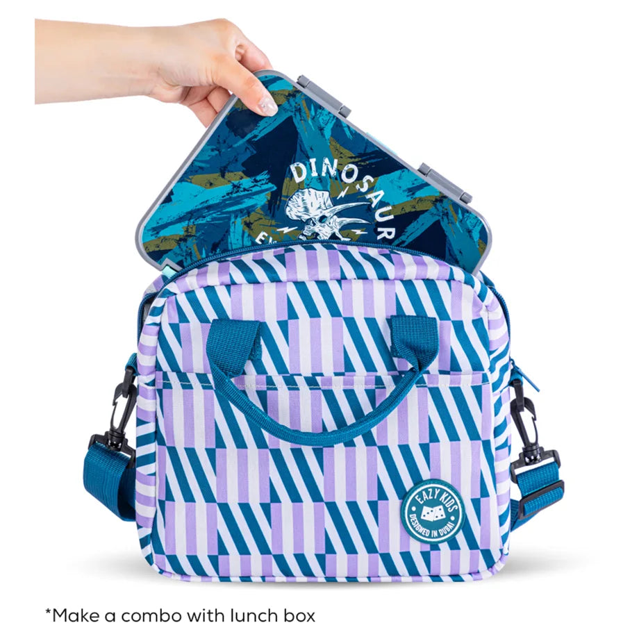 Eazy Kids Stripes Lunch Bag (Blue)