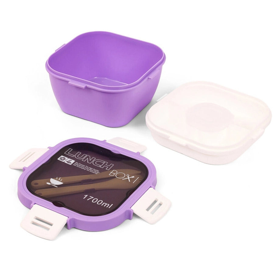 Eazy Kids Lunch Box (Purple)