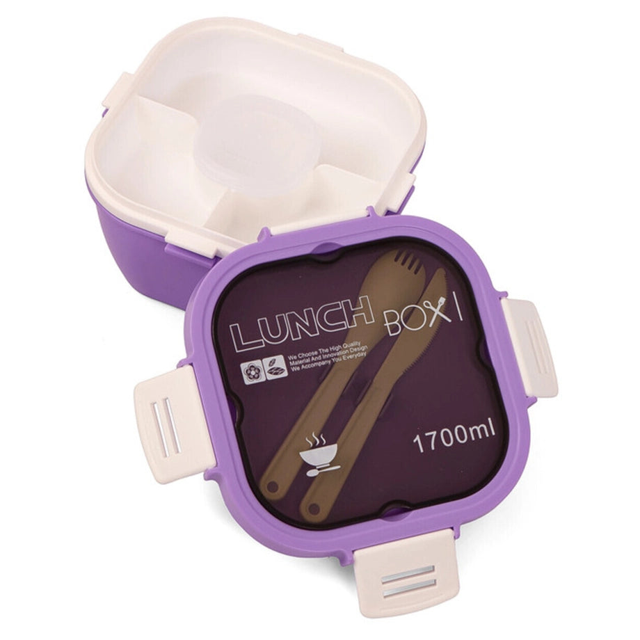 Eazy Kids Lunch Box (Purple)
