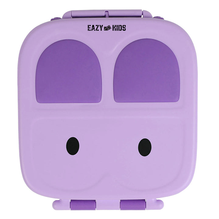 Eazy Kids Bento Lunch Box w/t Handle (Purple)