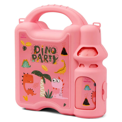 Eazy Kids Lunch Box wt Bottle (Pink)