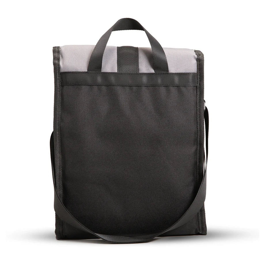 Eazy Kids Lunch Bag Insulated, Foldable & Stylish (Grey & Black)